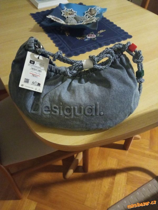 ☼☼☼ N.O.V.Á DÁMSKÁ DENIM CROSSBODY DESIGUAL ☼☼☼