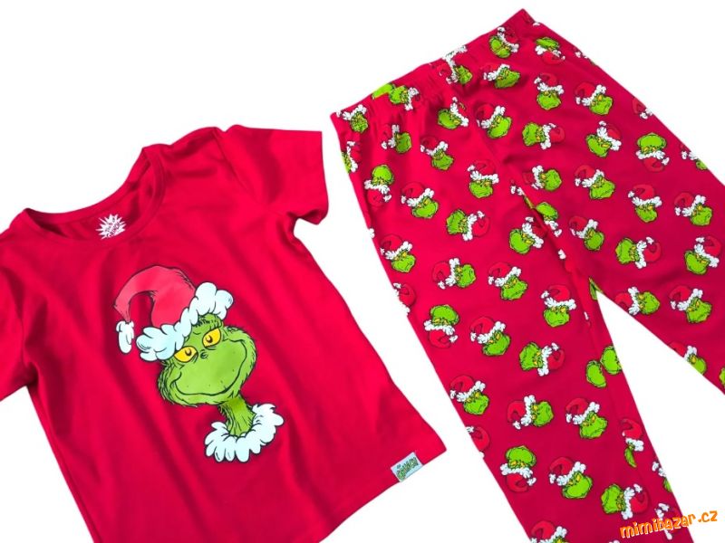 Nenošené dětské pyžamo Grinch vel.152