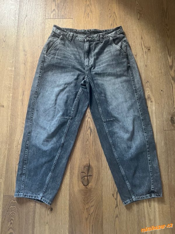 Stylové slušivé baloon džíny PULL BEAR vel. EUR44