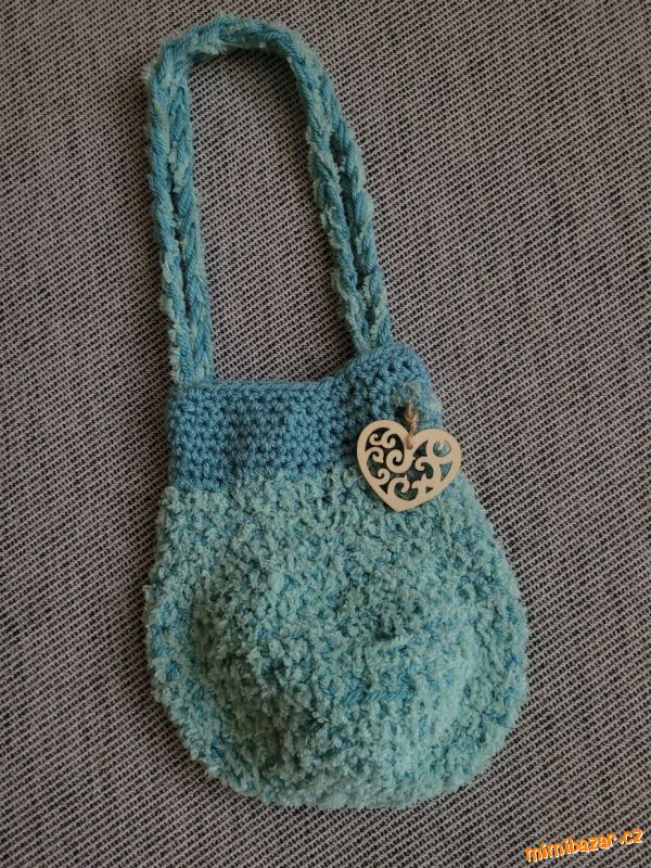 ručně háčkovaná taška kabelka bucket bag 5.