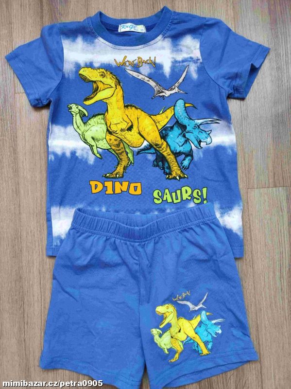 Chlapecké krátké pyžamo s dinosaury vel. 98