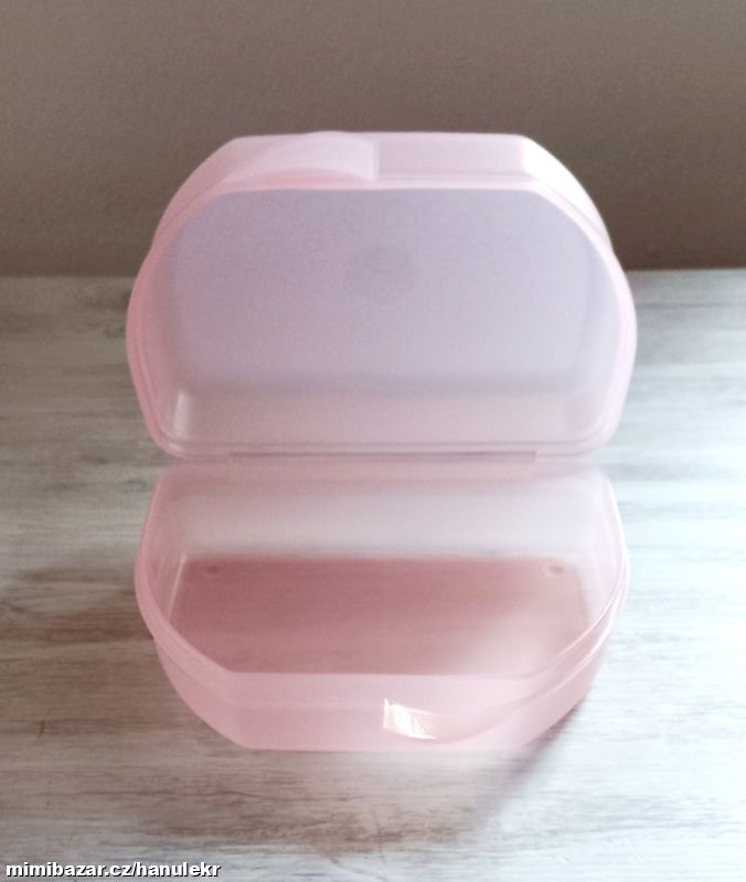 Růžový Box, chlebníček , svačinka
