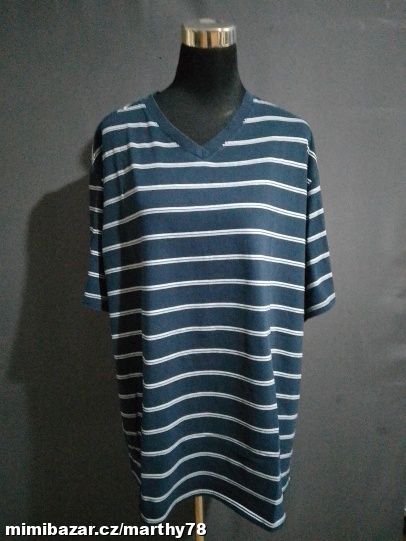 *** KRÁSNÉ TRIKO S PROUŽKEM, UNISEX, VEL.XXXL ***