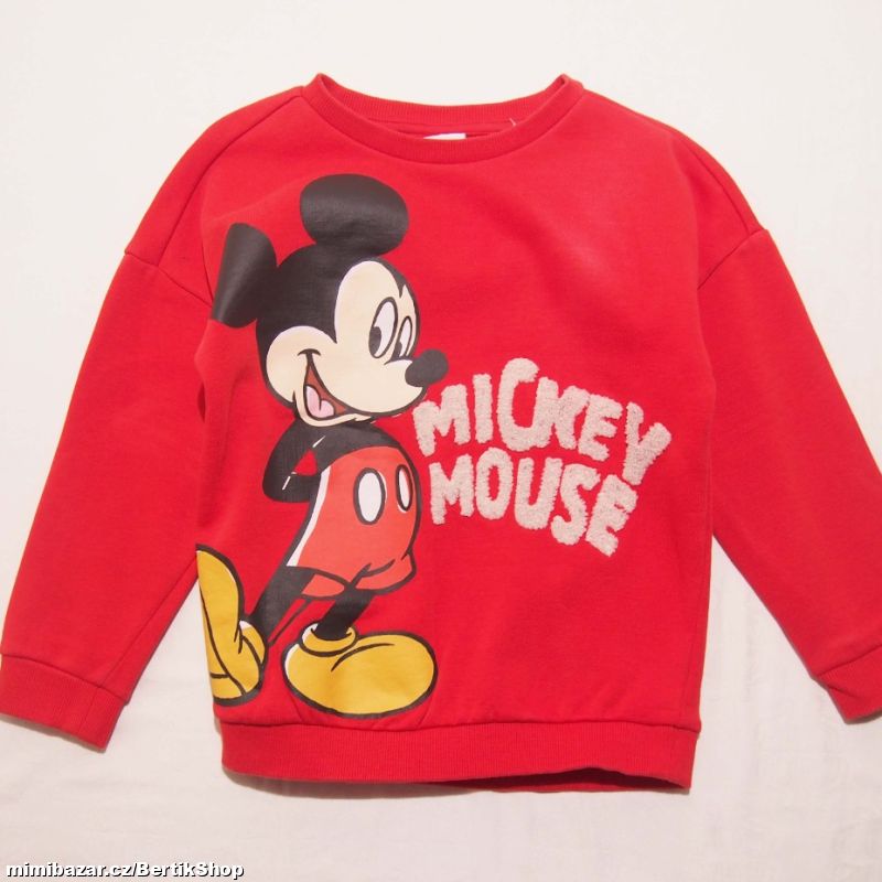 K116. Červená mikča Mickey