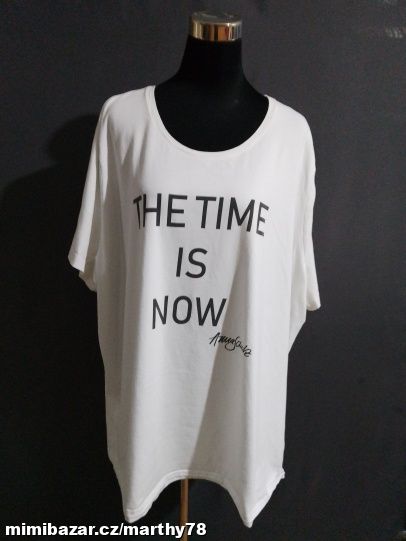 *** KRÁSNÉ DÁMSKÉ TRIKO S POTISKEM, VEL.6XL ***