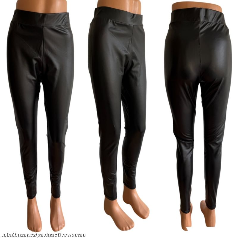 Č.7392 PRUŽNÉ SEXY TRENDY LESKLÉ LEGÍNY v.42