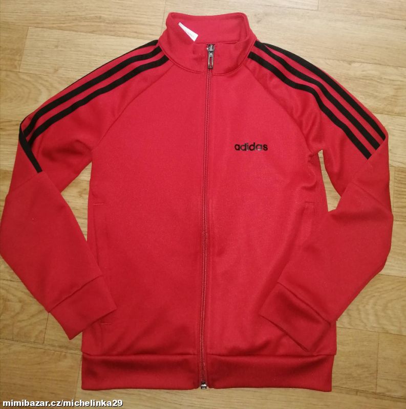 Mikina Adidas Climate červená