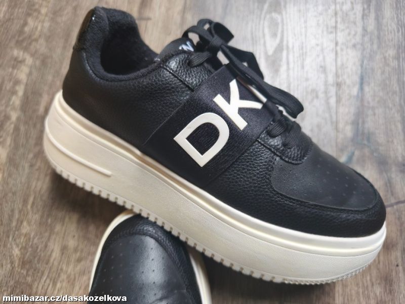 Kožené tenisky Donna Karan DKNY v.41