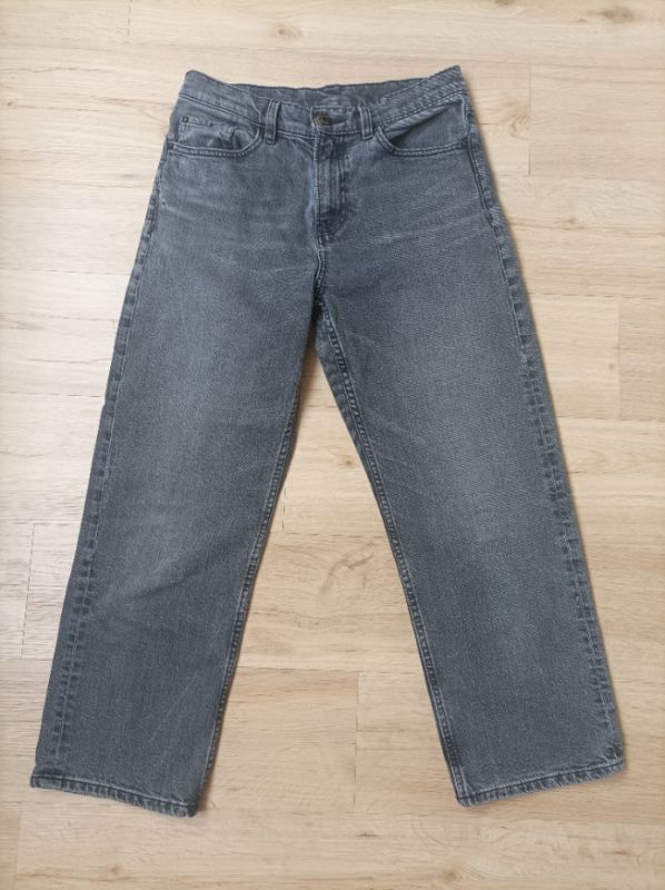Šedočerné mom fit jeans džíny Marks & Spencer