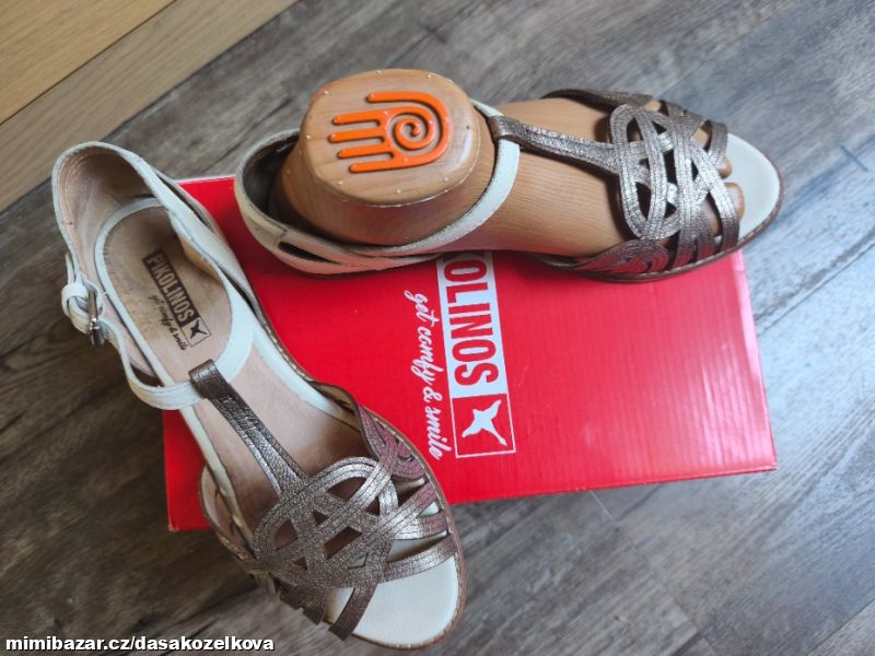 Celokožené sandály PIKOLINOS STONE v.39