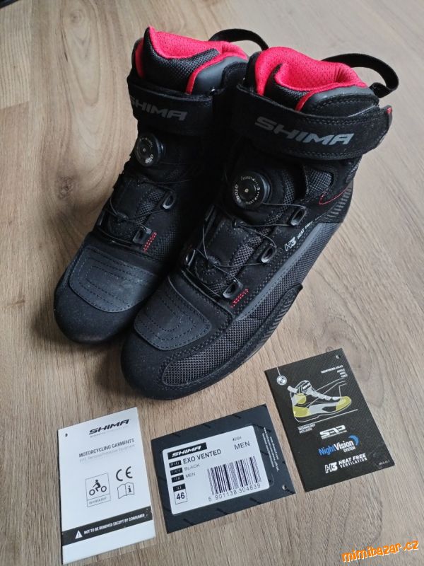 Pánské MOTO boty na motorku vel 46 v záruce
