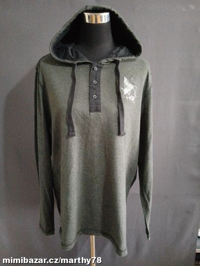 *** KRÁSNÉ TRIKO S KAPUCÍ, UNISEX, VEL.XL ***