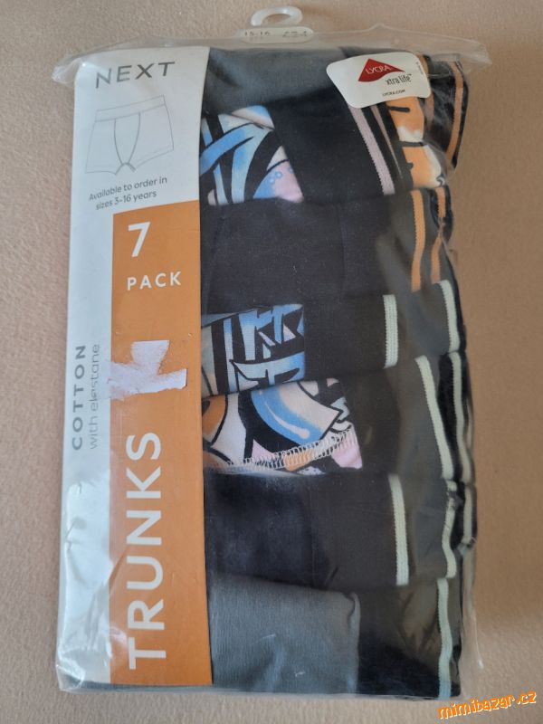 * 7 PACK BOXERKY v. 15-16let *