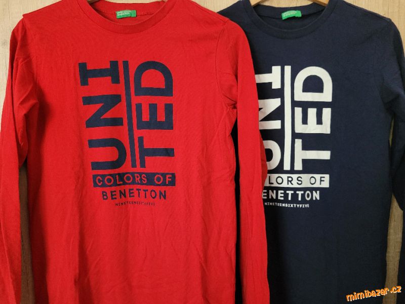 *2 PACK KLUČIČÍ TRIKA S DL.RUK.BENETTON vel.3XL*