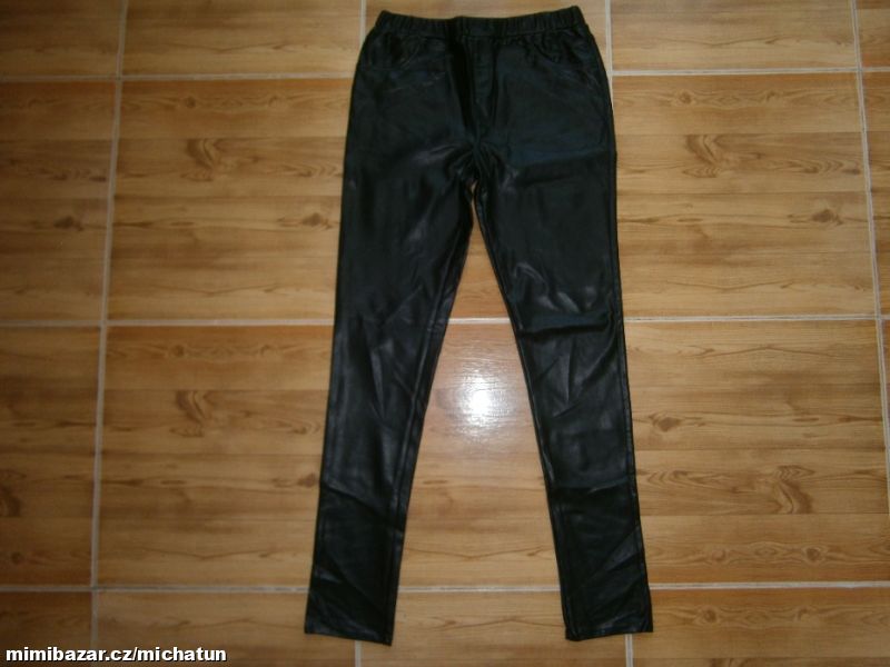 Koženkové jeggings kalhoty značky GUESS, vel.16let