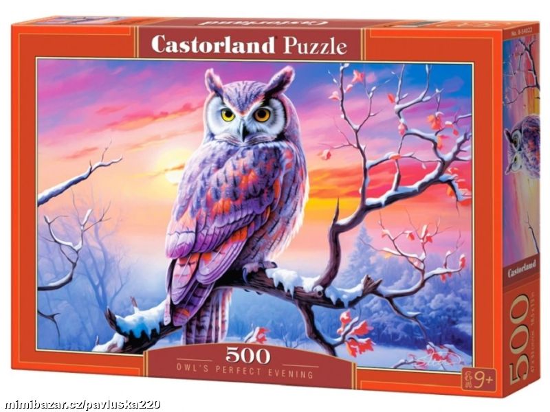 Puzzle Castor 500 dílků - Dokonalý večer se sovou