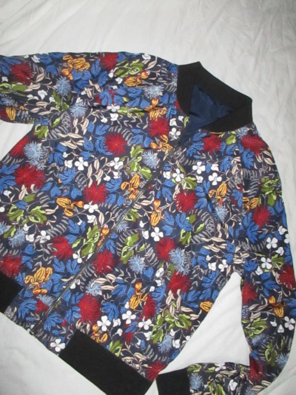 Dámská oboustranná jarní BOMBER bunda vel L/XL