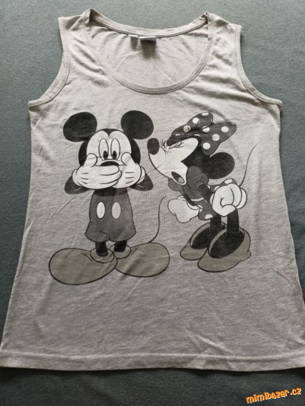 Dámský top - tílko s Mickeyem a Minnie