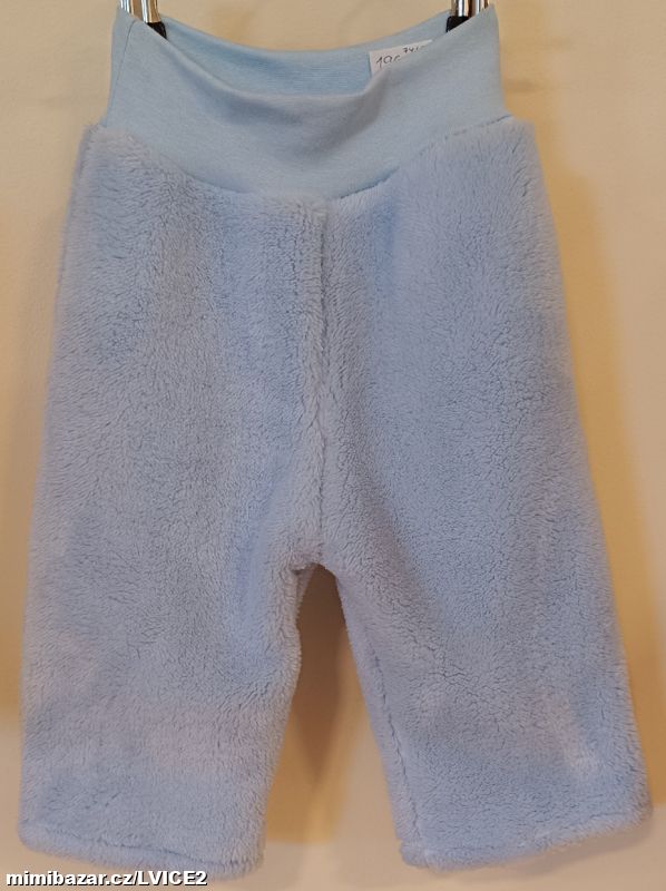 Kojenecké kalhoty chlup MODRÉ 74/80