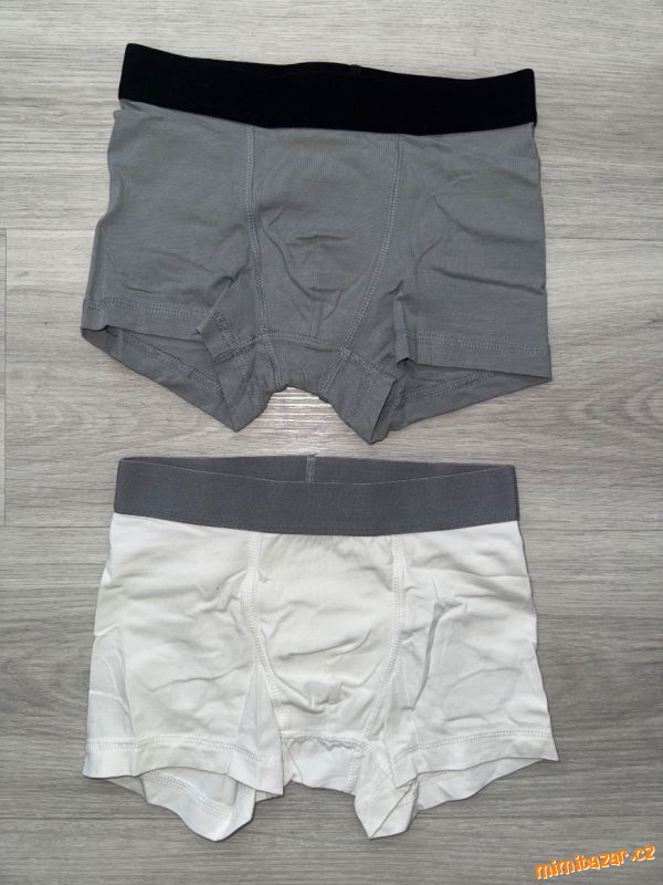 2 x chlapecké slipy H&M, vel. 140/146