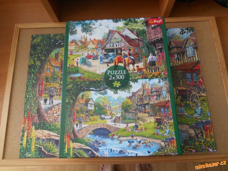 Puzzle 2v1 Trefl 500 dílků - Idylický život