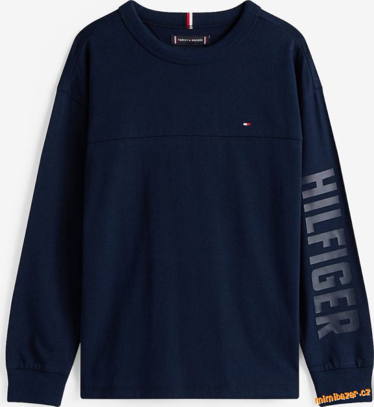 TRIČKO S RUKÁVEM POTISKEM TOMMY HILFIGER, 16/176