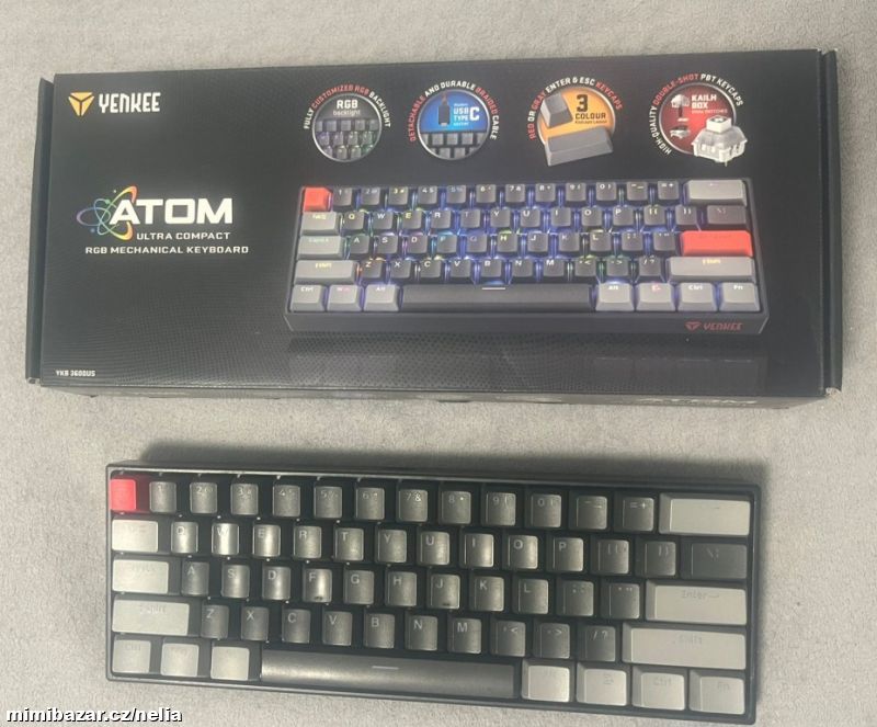 Klávesnice Yenkee ykb 3600us atom, 