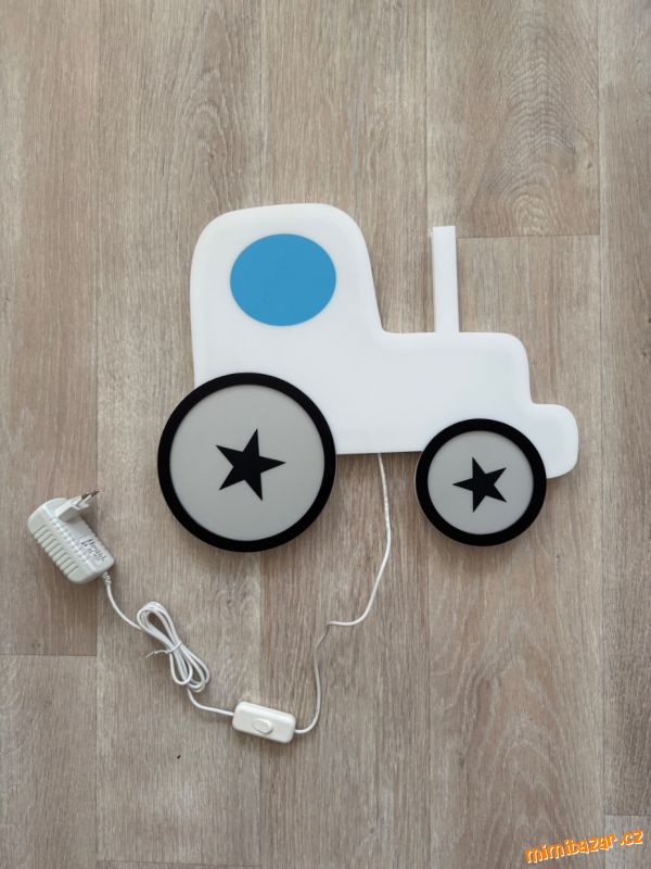 Nástěnná lampa světlo traktor