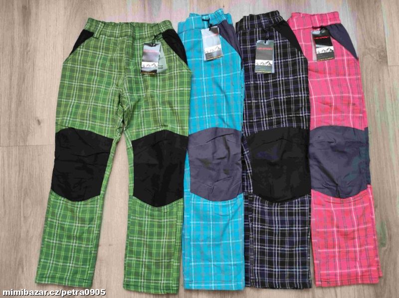 Outdoorové kalhoty 134, 140, 146, 152, 158, 164