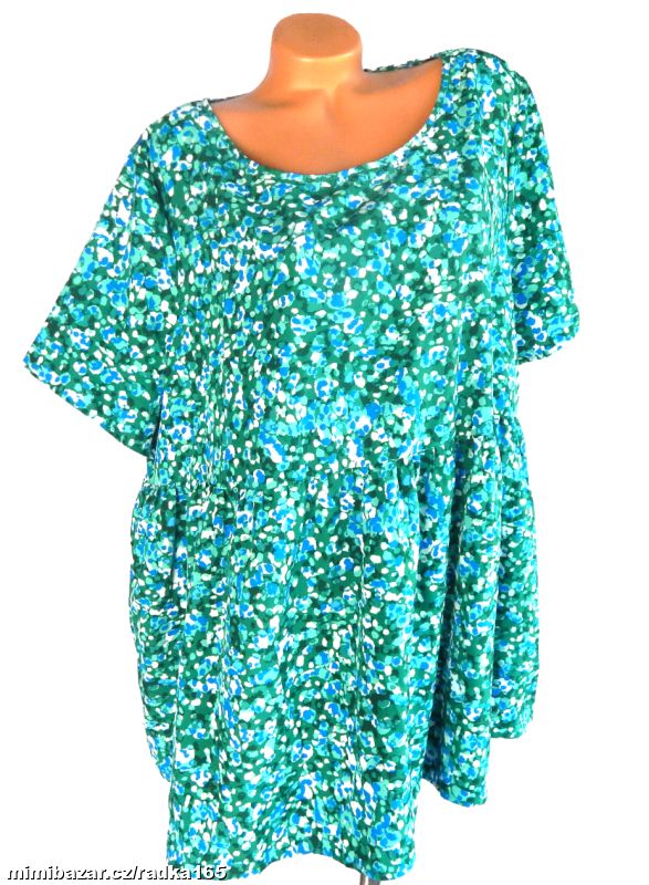 Vzdušná peplum tunika vel.50/52/54