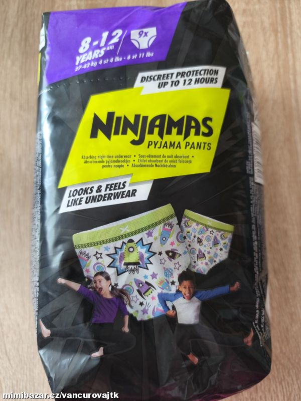 Plenky Ninjamas Pyjama Pants Kosmické lodě 8-12let