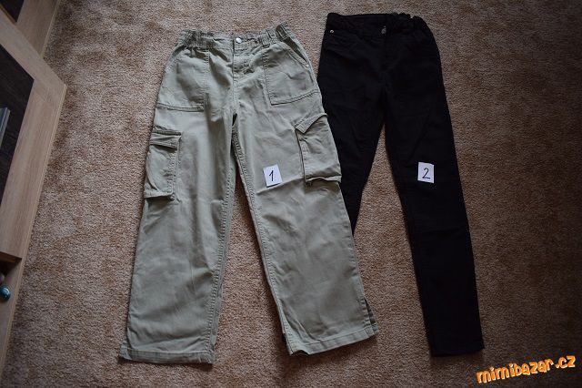 Cargo džíny, rifle, kalhoty 152 Primark