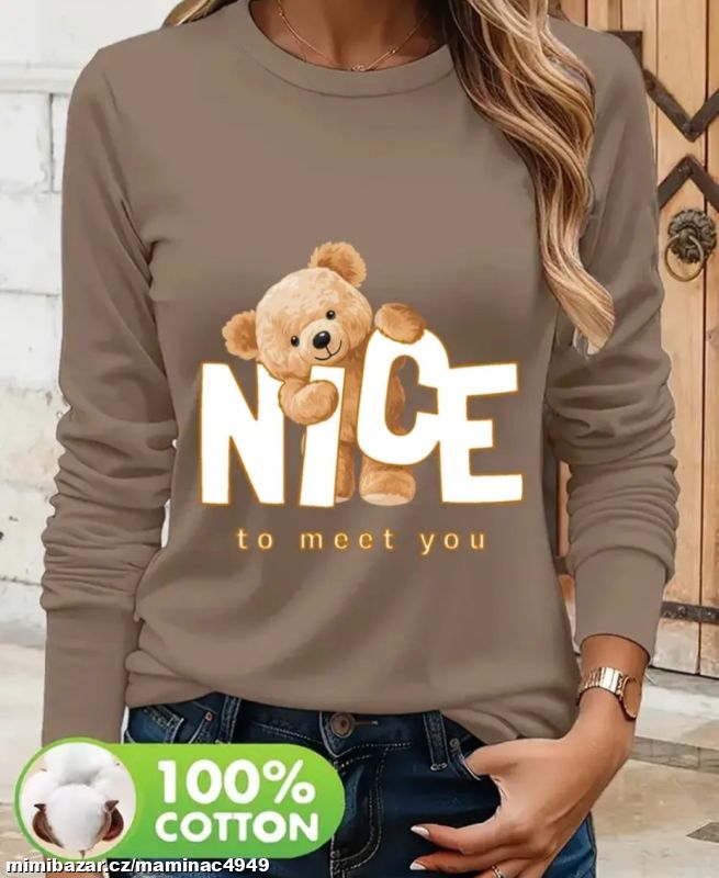 Prodám nové dámské tričko s medvidkem vel.2XL