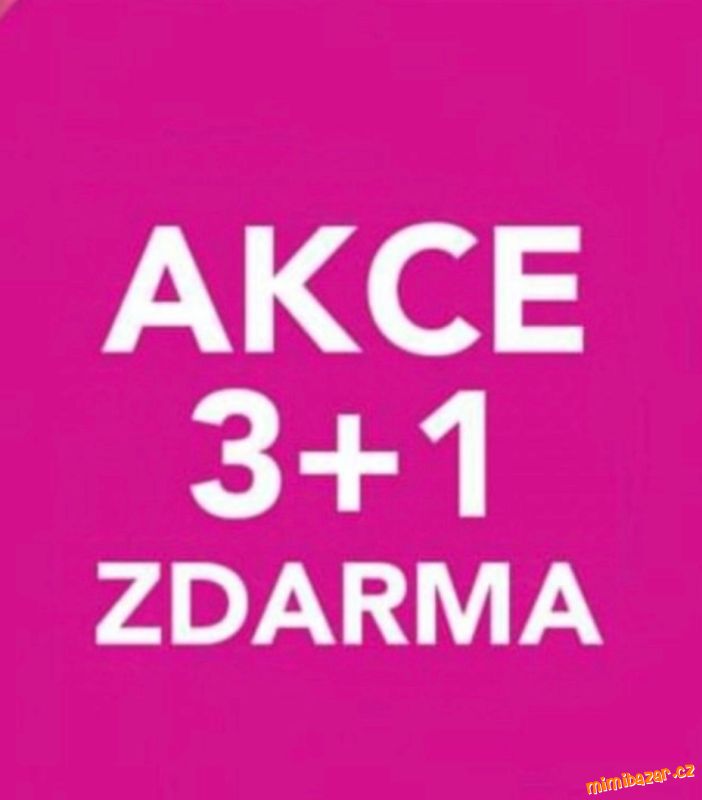 Akce " 3 + 1 zdarma ! Nejlevnější kus.