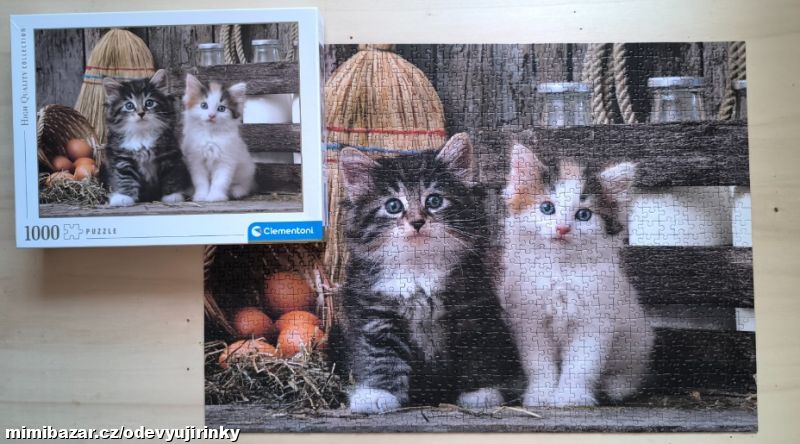 Puzzle koťata 1000 dílků