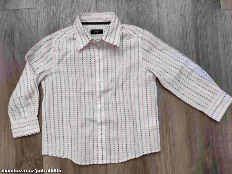 Chlapecká košile F&F vel. 104 top stav