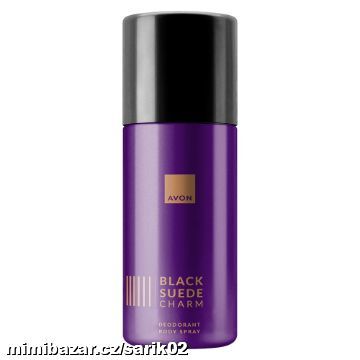 Tělový deodorant ve spreji Black Suede Charm PÁNSK