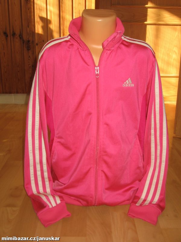 Dívčí sportovní mikina Adidas růžová