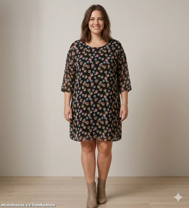 Krásné vzdušné šaty GINA BENOTTI-44-46(L)