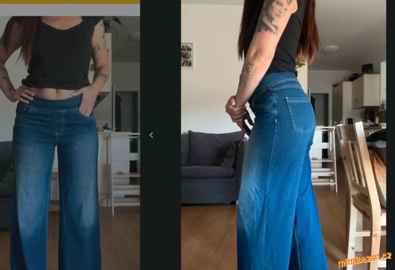 Tezenis lux široké džíny M