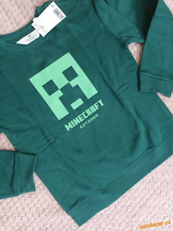 **Chlapecká mikina Minecraft H&M*vel.122/128**