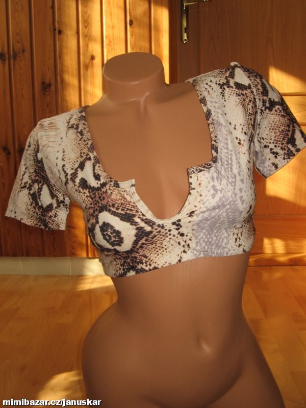 Dámské crop top tílko / plavkový top SHEIN