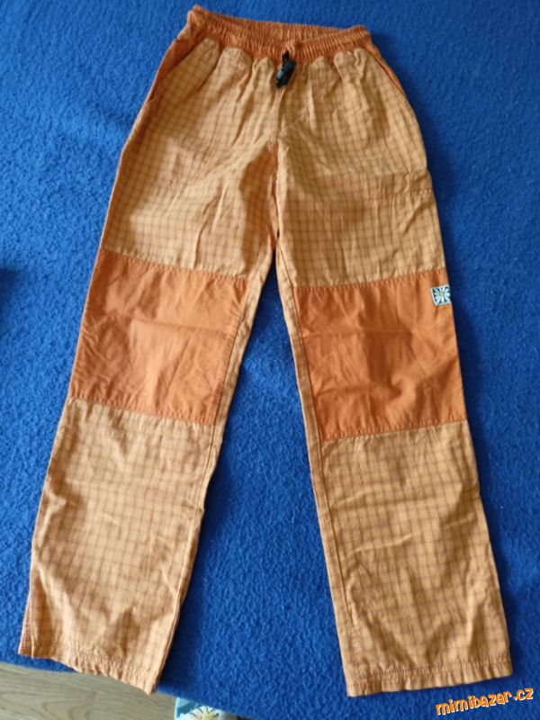 Letní plátěné outdoorové kalhoty