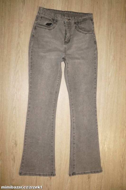 Nádherné džíny do zvonu vel.L