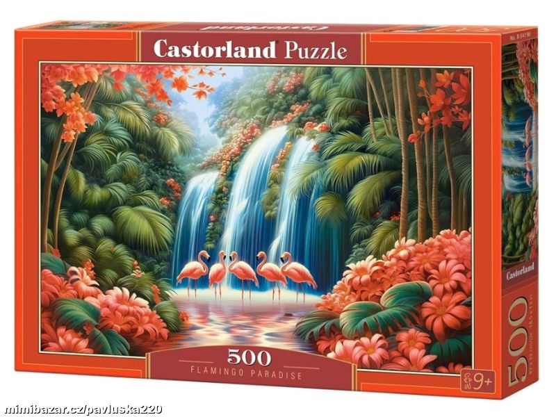 Puzzle Castorland Flamingo Paradise 500 dílků