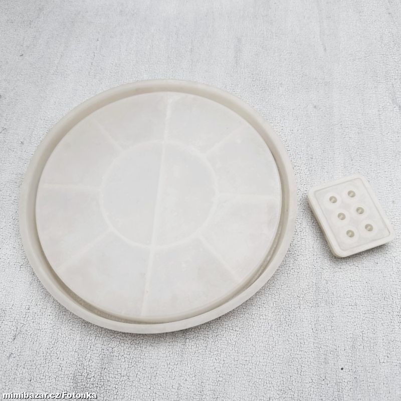 Silikonová forma velký talíř 25x2 cm