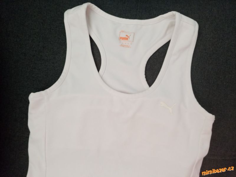 bílé sportovní tílko PUMA