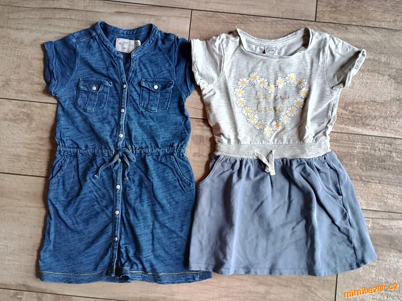 Pěkné šaty, vel.110/116