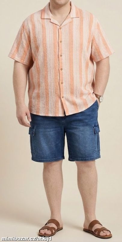 NOVÁ pánská letní košile vel. 4XL/68