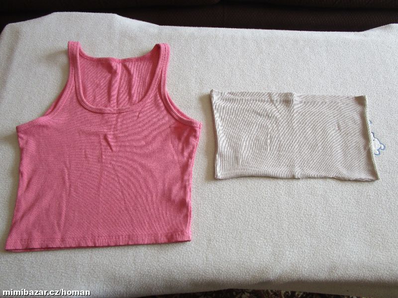 Top + crop top zdarma, vel. XS-S